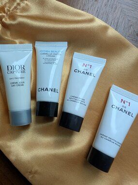 Chanel No.1 , Dior Capture sample size facial cream